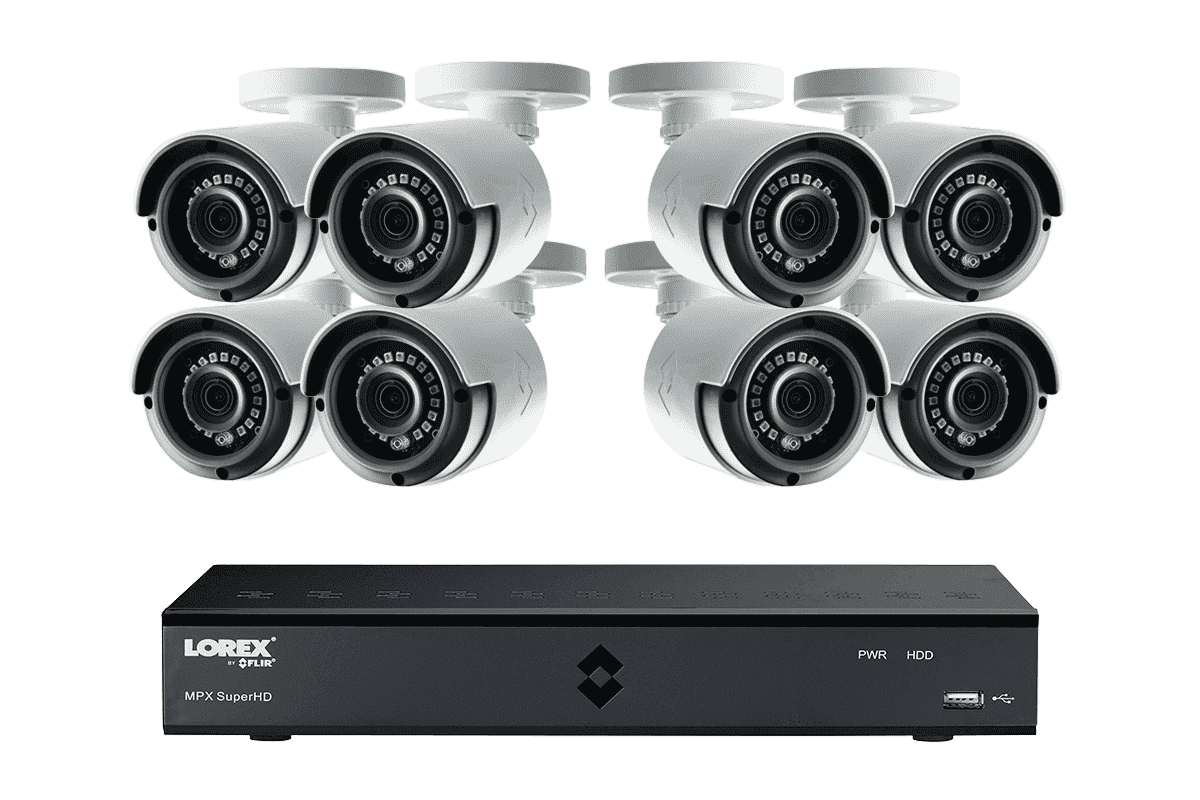 Lorex MPX2K88 Super HD 4MP 8 Camera 8 Channel DVR Surveillance Security System New