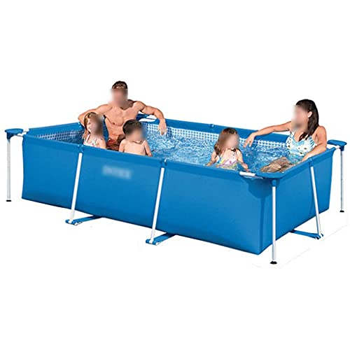 ECHOV Frame Pool Swimming Pool Can Accommodate 1-6 People Family Pool Suitable for Family, Outdoor Blow Up Pool Toy Pool (Color : Blue, Size : 26016065cm)