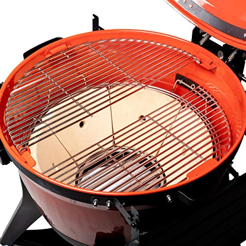 Kamado Joe KJ15040320 Kettle Joe 22 inch Charcoal Grill, Blaze Red