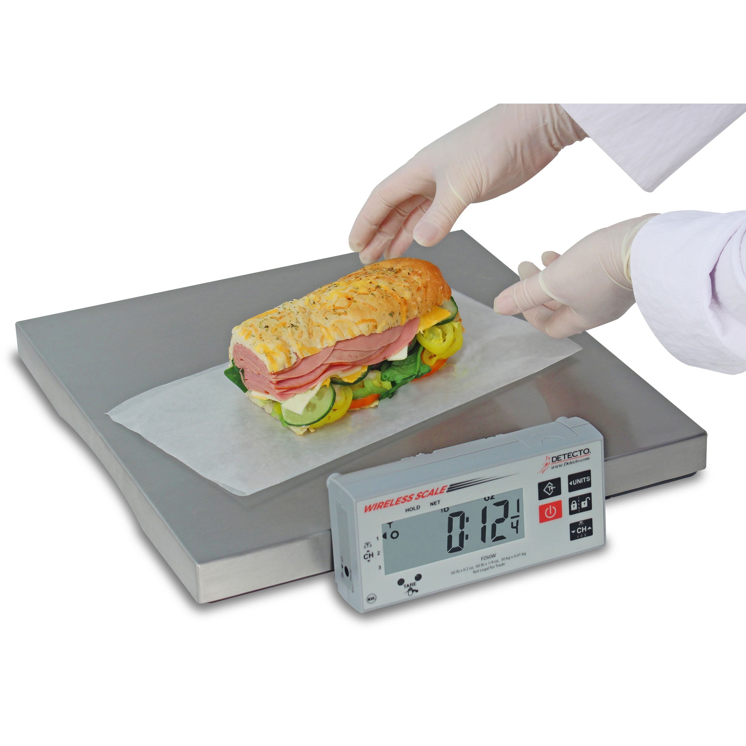 Detecto PZ Series Wireless Digital Ingredient Scale