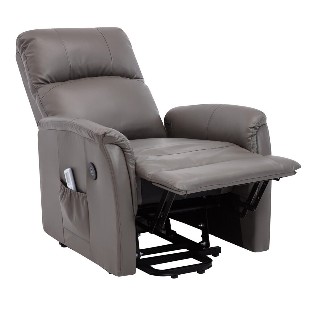 Lifesmart Luxury Leather Power Lift and Recline Massage Chair with Heat Therapy New