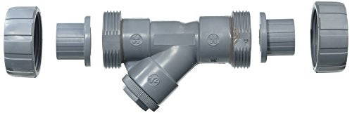 Hayward YS20050TU 1/2-Inch Threaded True Union CPVC Plastic Y-Strainer with FPM O-ring Seals