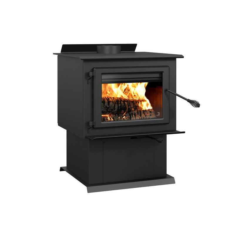 Century Heating FW3500 EPA Certified 2,700 Sq. Ft. Wood Stove On Pedestal New
