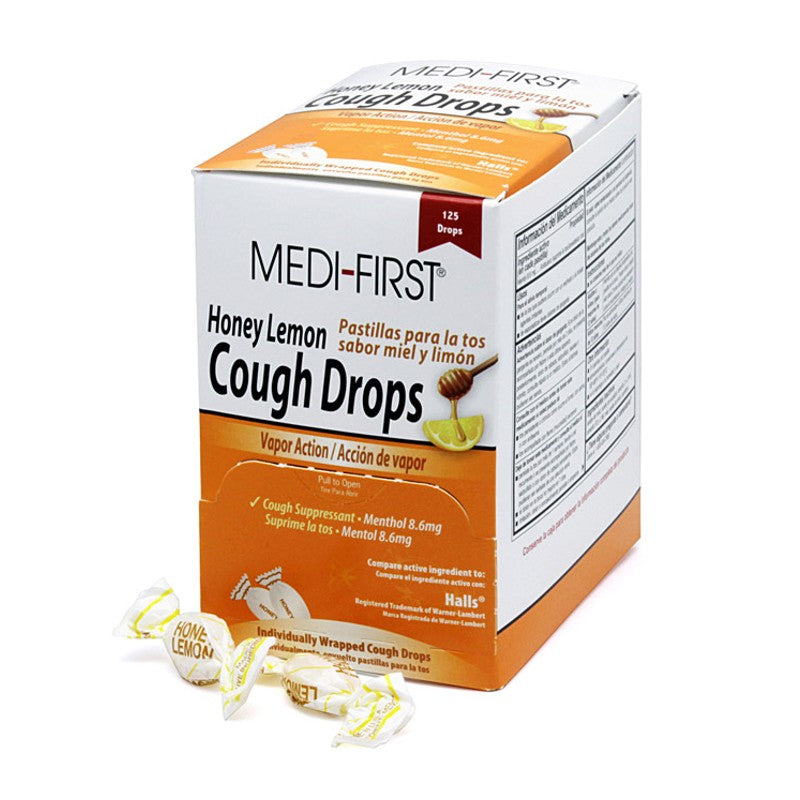 Medique Honey-Lemon Cough Drops - (125/box - 36 Boxes)