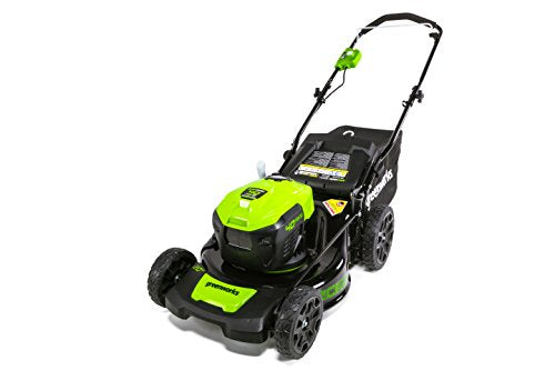 Greenworks 40V 20 inch Brushless Dual Port Lawn Mower, Tool Only, MO40L00