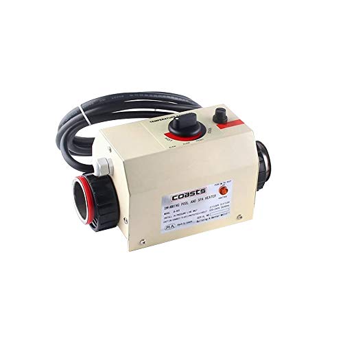 SEAAN Water Heater Thermostat 3KW Swimming Pool Thermostat SPA Bath Portable Pool Heater Electric Water Heater Thermostat Heater Pump, 220V