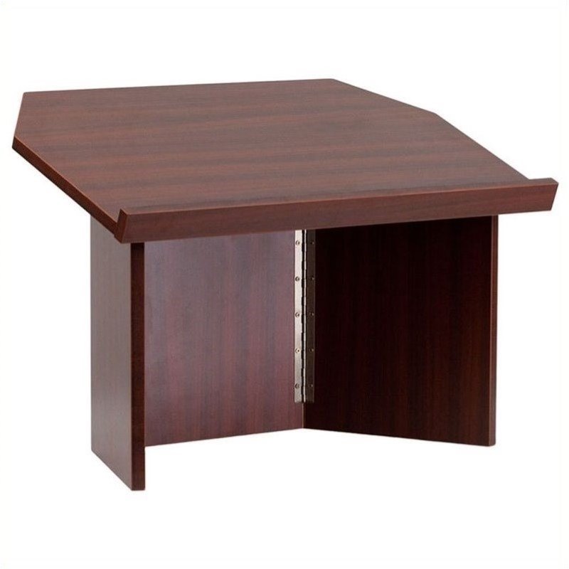 Foldable Tabletop Lectern in Mahogany