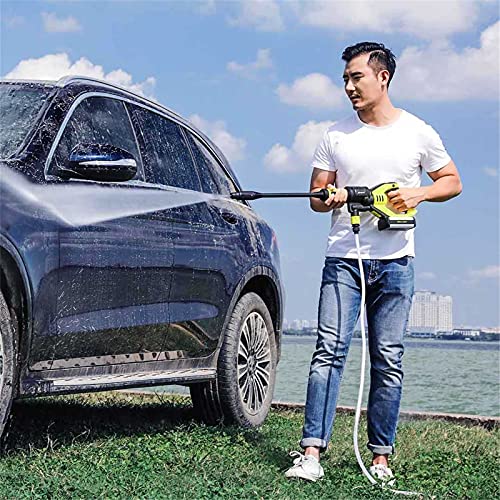 ADGH 180W Handheld Wireless Pressure Washer Wireless Automobiles Wash Gun High Pressure Car Washer Snow Foam Water Power Cleaner Multifunctional Nozzle