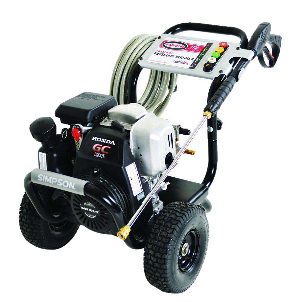 Simpson MSH3125 MegaShot 3100 PSI 2.5 GPM Honda GC190 Gas Pressure Washer Manufacturer RFB