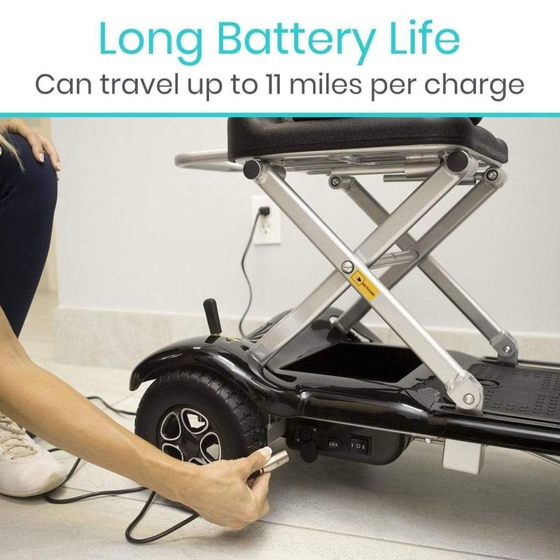 Vive Health MOB1030SLB Lithium Automatic Folding Mobility Scooter New