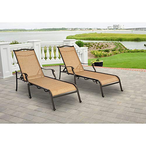 Hanover MONCHS2PC Monaco Chaise Lounge Chairs (Set of 2)