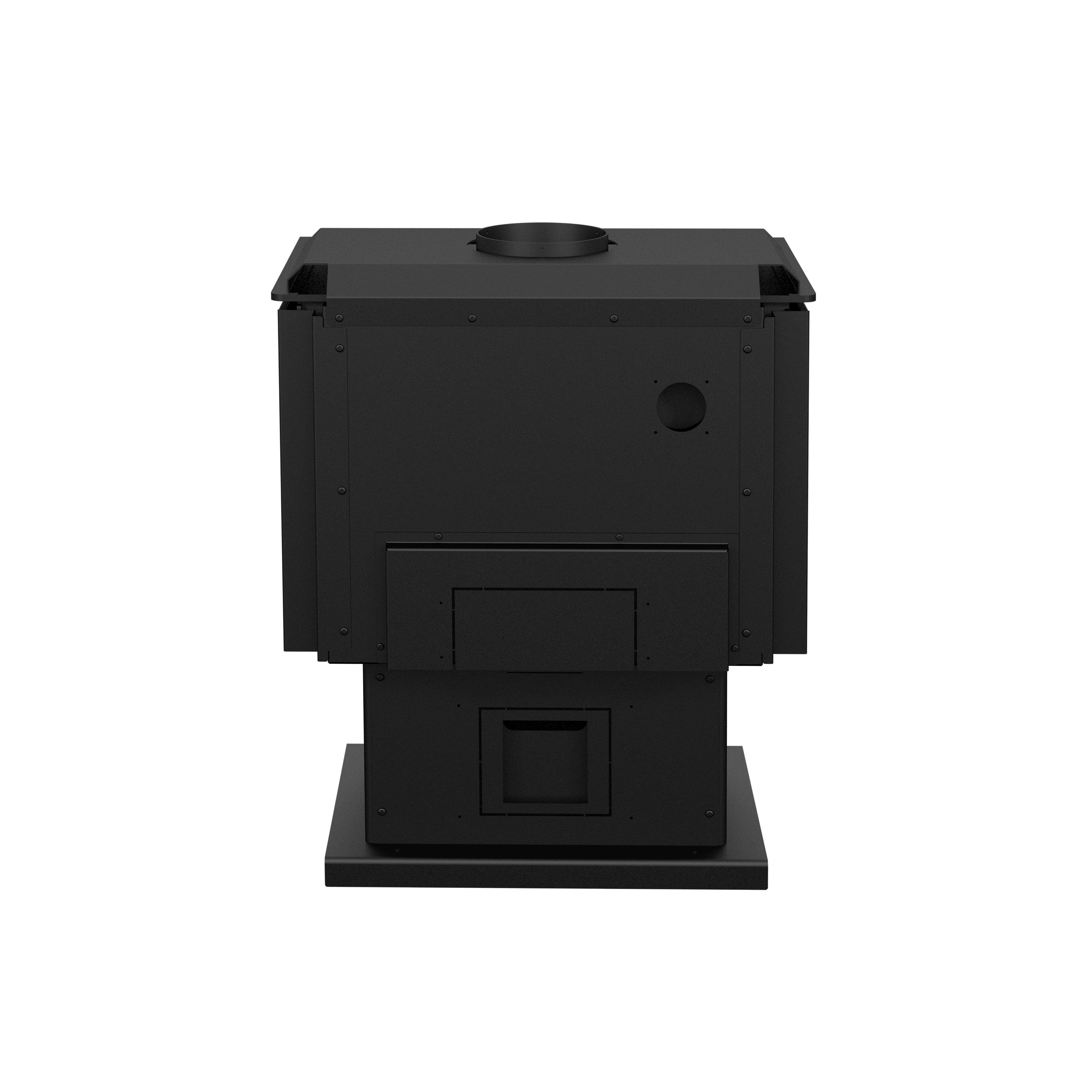 Drolet Escape 1500 1,800 Sq. Ft. Wood Stove On Pedestal New