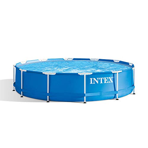 Intex 12 Foot x 30 Inch Above Ground Swimming Pool (Pump Not Included) (2 Pack)