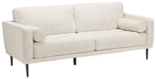 Signature Design by Ashley - Caladeron Mid-Centry Sofa, Off-White
