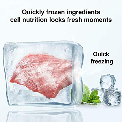 YIE 2.1Cu Ft Compact Deep Chest Upright Freezer Storage Home Quick Defrost Sliver