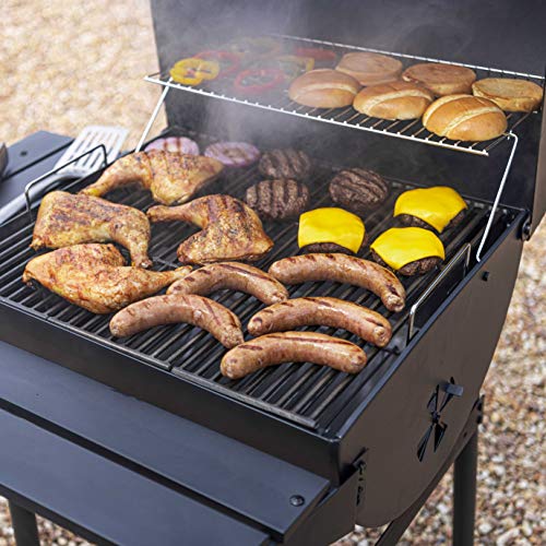 AMERICAN GOURMET 21302030 625 Charcoal Barrel Grill, Black