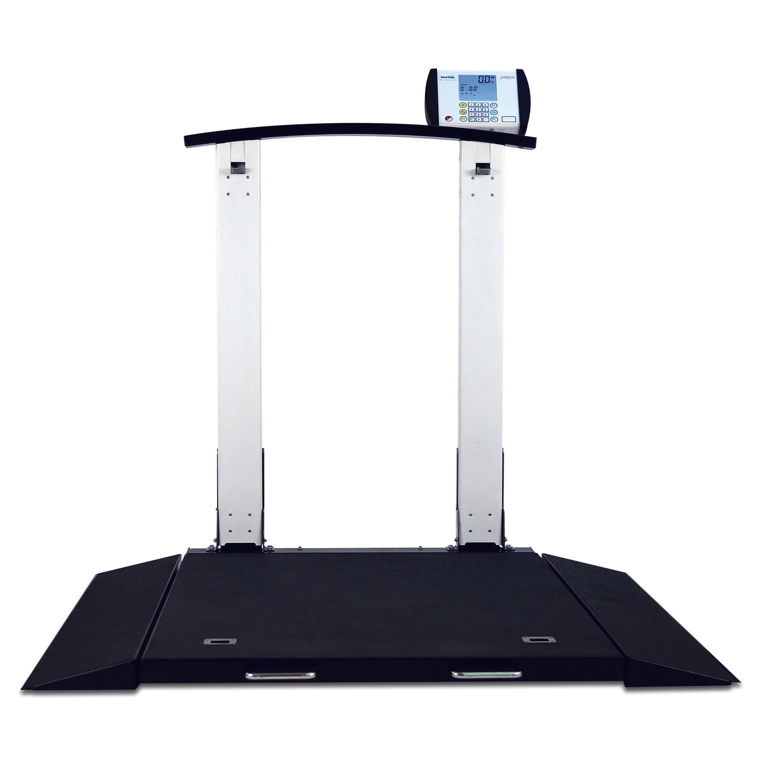 Detecto 6560 Portable Wheelchair Scale with Handrail