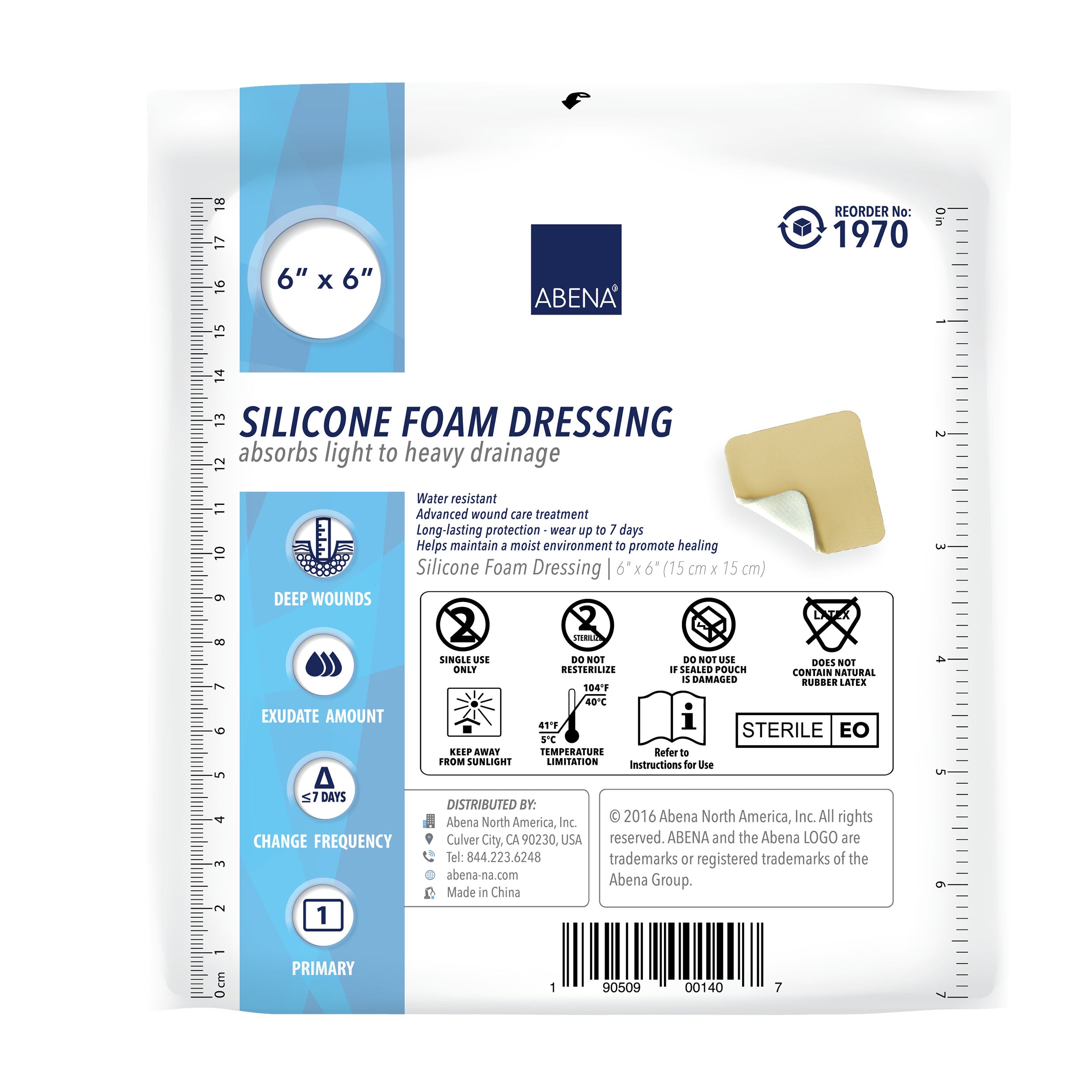 Abena Silicone Foam Dressings (Non-Adhesive)