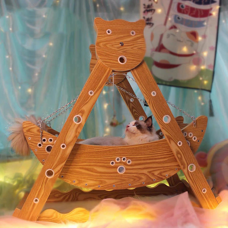 Pirate Ship Cat Bed