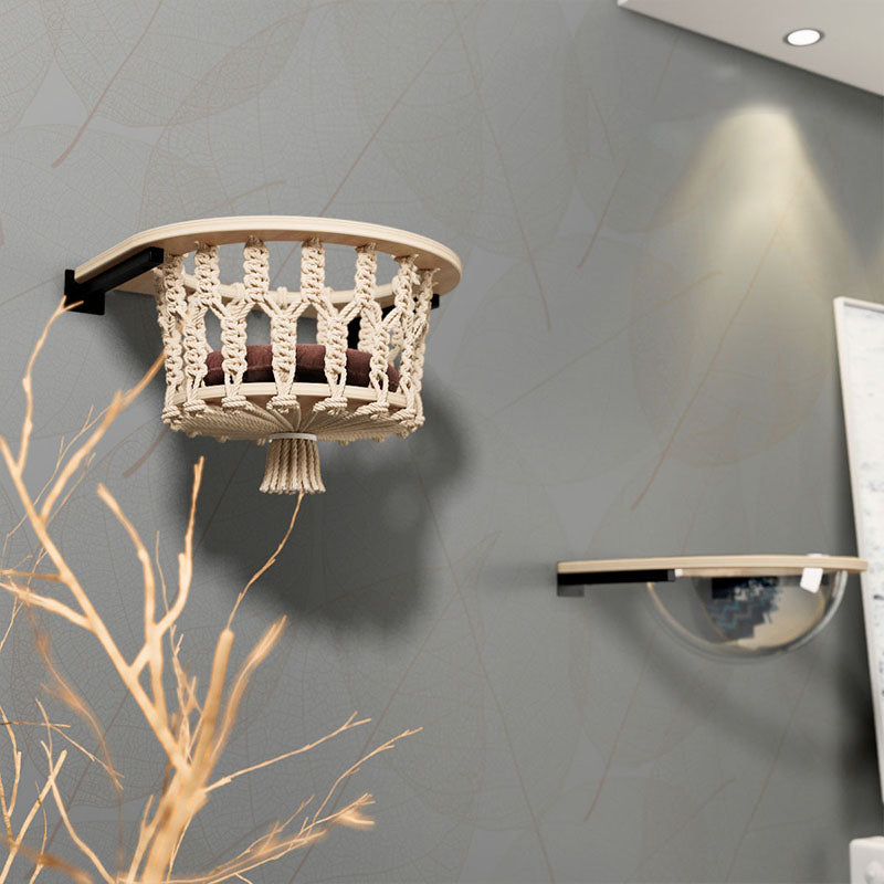 Bohemian Style Cat Wall Bed