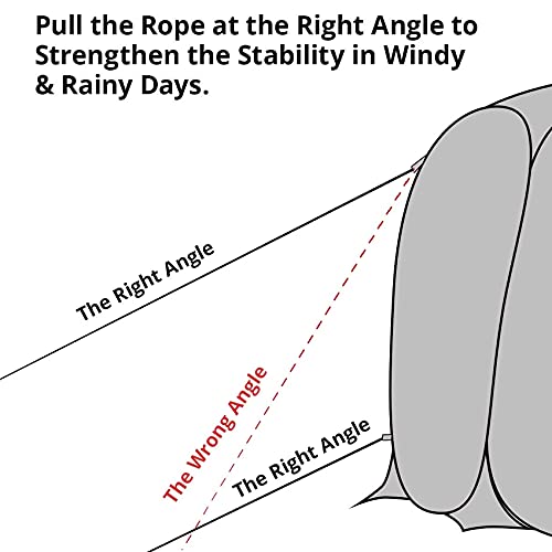 Leedor Gazebos for Patios Screen House Room 12-15 Person Canopy Mosquito Net Camping Tent Dining Pop Up Sun Shade Shelter Mesh Walls Not Waterproof Gray,15'x15'
