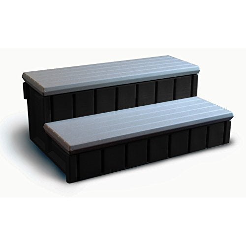 Confer Plastics Spa Step with Storage - Gray
