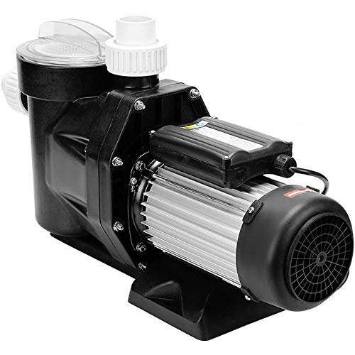 Happybuy Swimming Pool Filter Pump 2.5HP, Inground Swimming Pool Pump 1850W, Swimming Pool Pump 148GPM, Single Speed Filter for Spa Water Circulation Above Ground Apply Swimming Pool, Bathtub