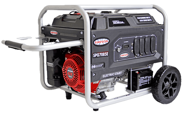 Simpson SPG7085E 7000W/8500W Honda GX390 Electric Start Gas Generator