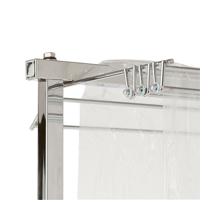 Econoco 3 Roll Polyethylene Horizontal Dispensing Rack - Square Tubing