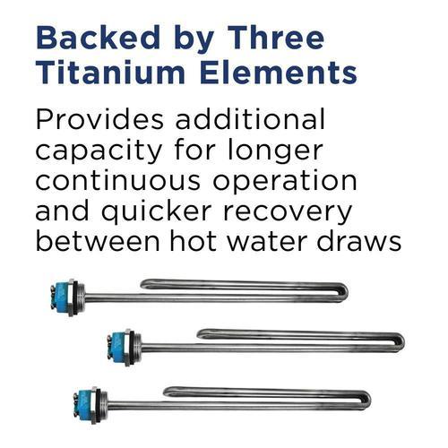 Westinghouse WEC080C3W165 80 Gal. Lifetime 16500W Electric Water Heater with Durable 316l Stainless Steel Tank New