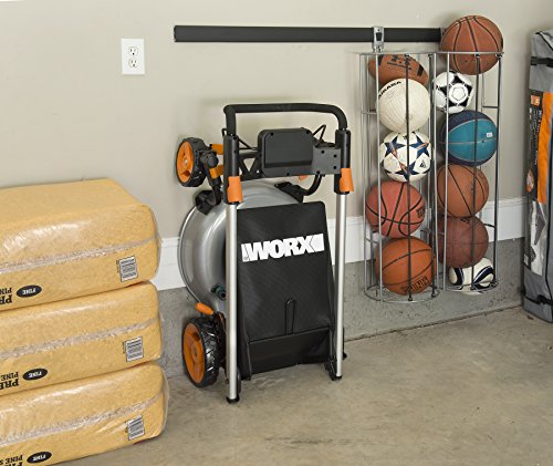 WORX WG771 56V Lithium-Ion 3-in-1 Cordless Mower with Locking Caster Wheels, 19-Inch, (2) Batteries and Charger Included