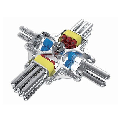 Scilogex 4 x Buckets & 4 x 9 tubes 3mL & 7mL Capacity Including Adapters