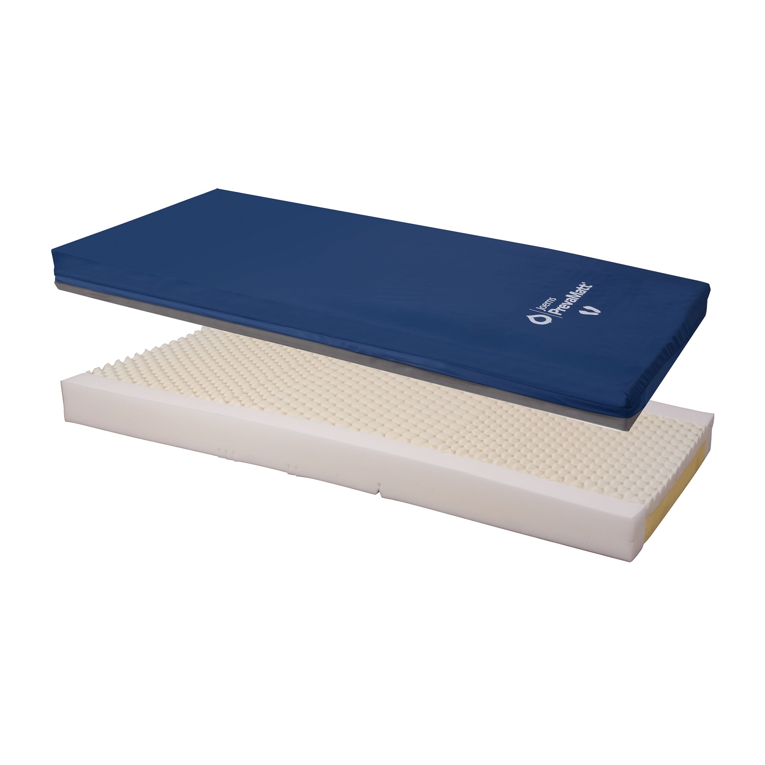 Joerns PrevaMatt Console Flat Mattress with Zippered 2-Way Stretch Cover and Fire Barrier