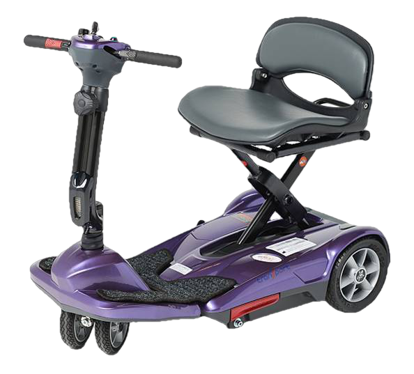 EV Rider Transport M Easy Move Scooter Lithium Folding Scooter Plum Open Box