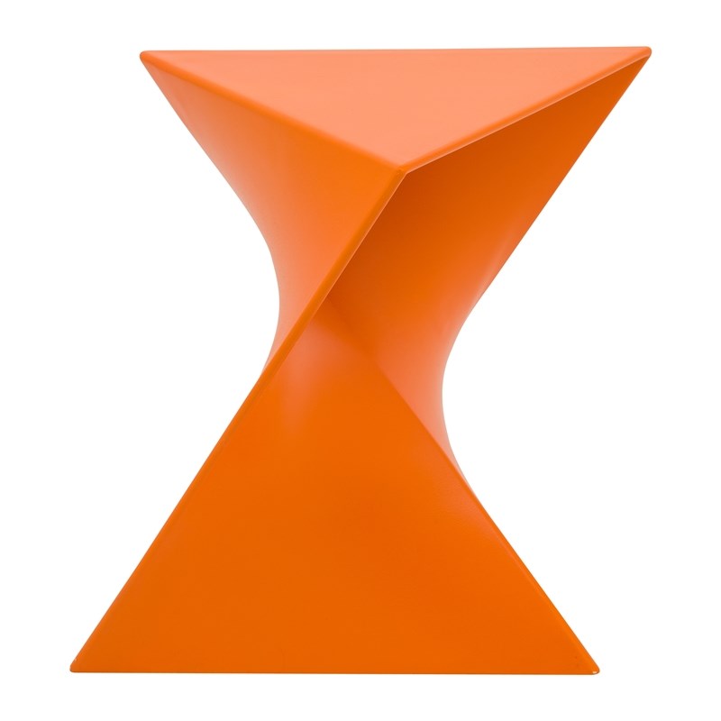 LeisureMod Randolph Modern Plastic Triangle End Table