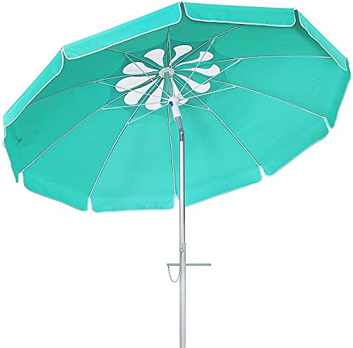 ガードレール Patio Umbrellas Beach Umbrella Outdoor Sunshade Umbrella Crank Adjustable Umbrella Canopy Garden Patio Umbrella(Color:Green)