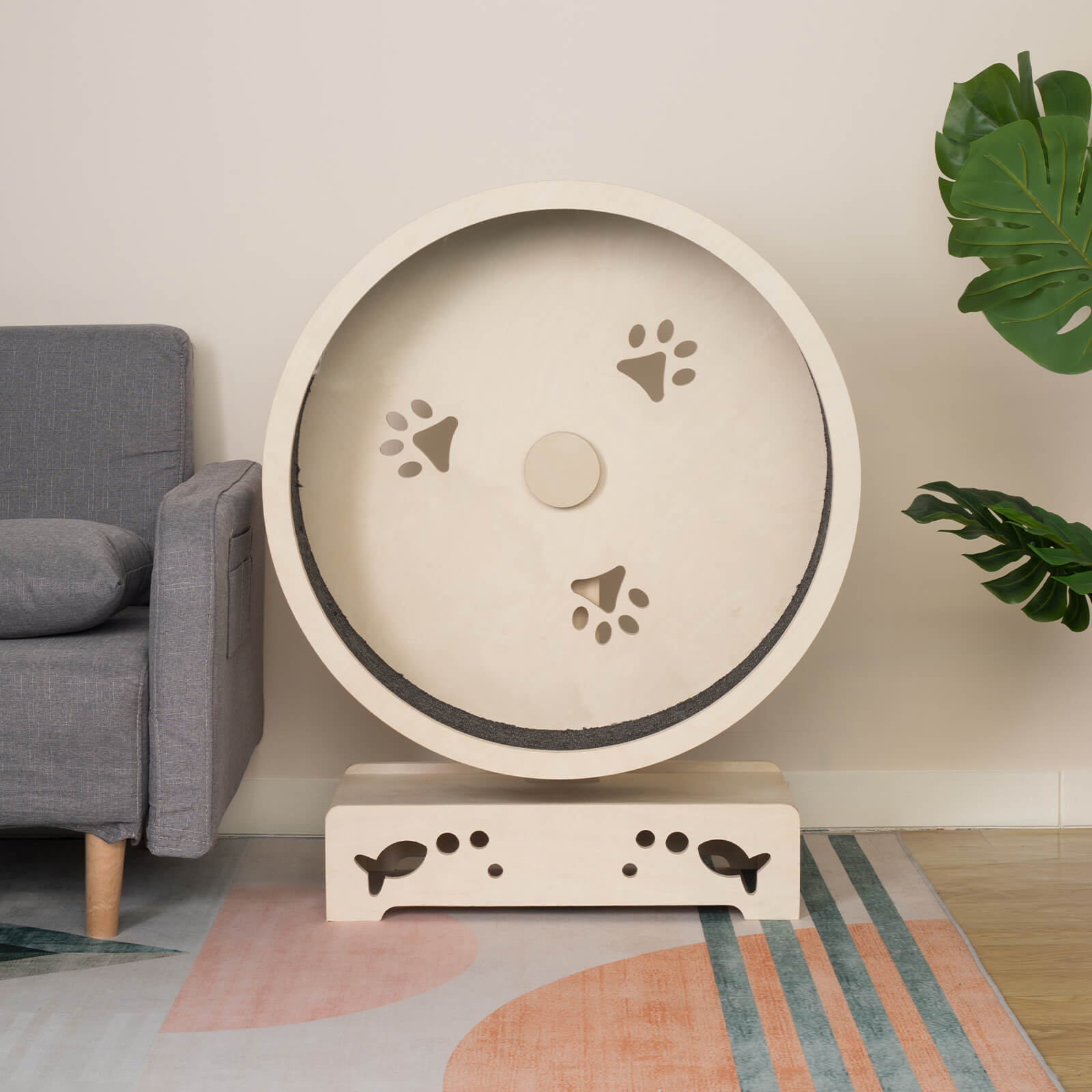 Paws and Fish Cat Wheel