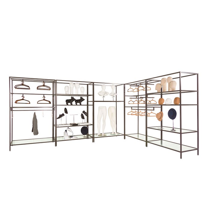 Econoco Linea Freestanding Merchandising Unit