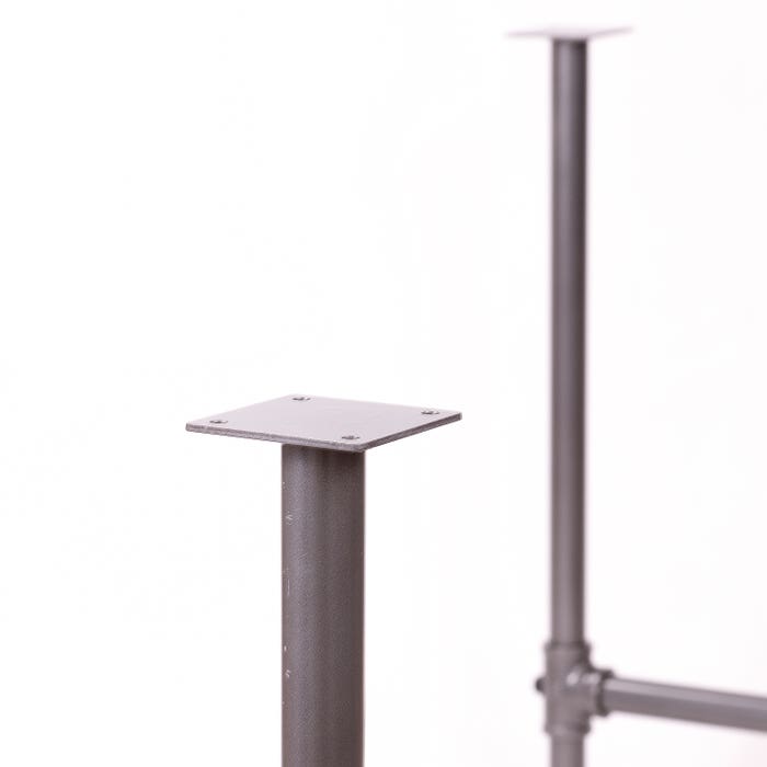 Econoco Pipeline Large Nesting Table-Dark Brown Top