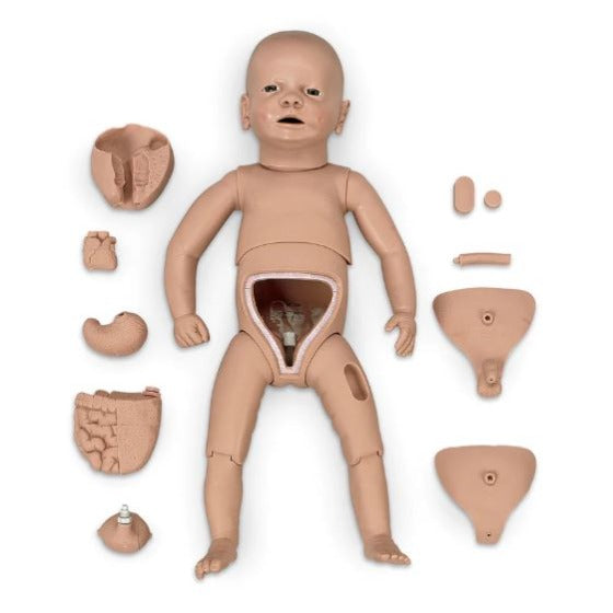 Nasco Deluxe Nurse Training Baby Manikin - Newborn