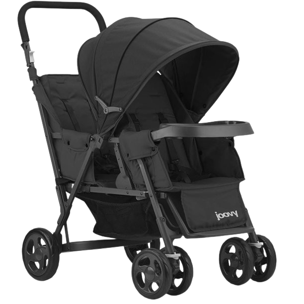 Joovy Caboose Too Sit And Stand Tandem Double Stroller Black New