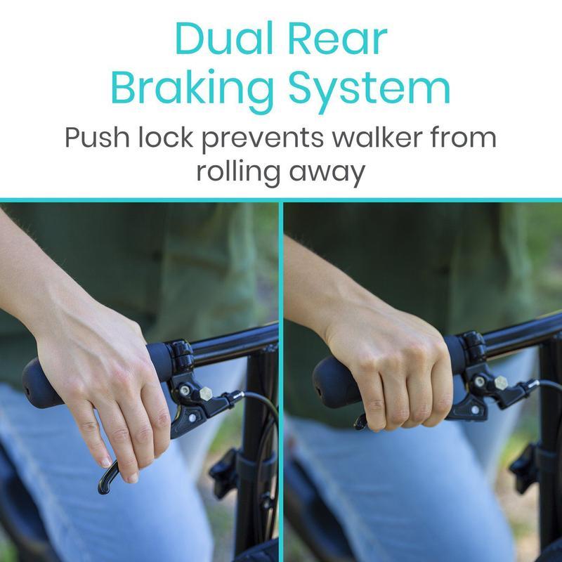 Vive Health MOB1007BLK Steerable Knee Walker Black New