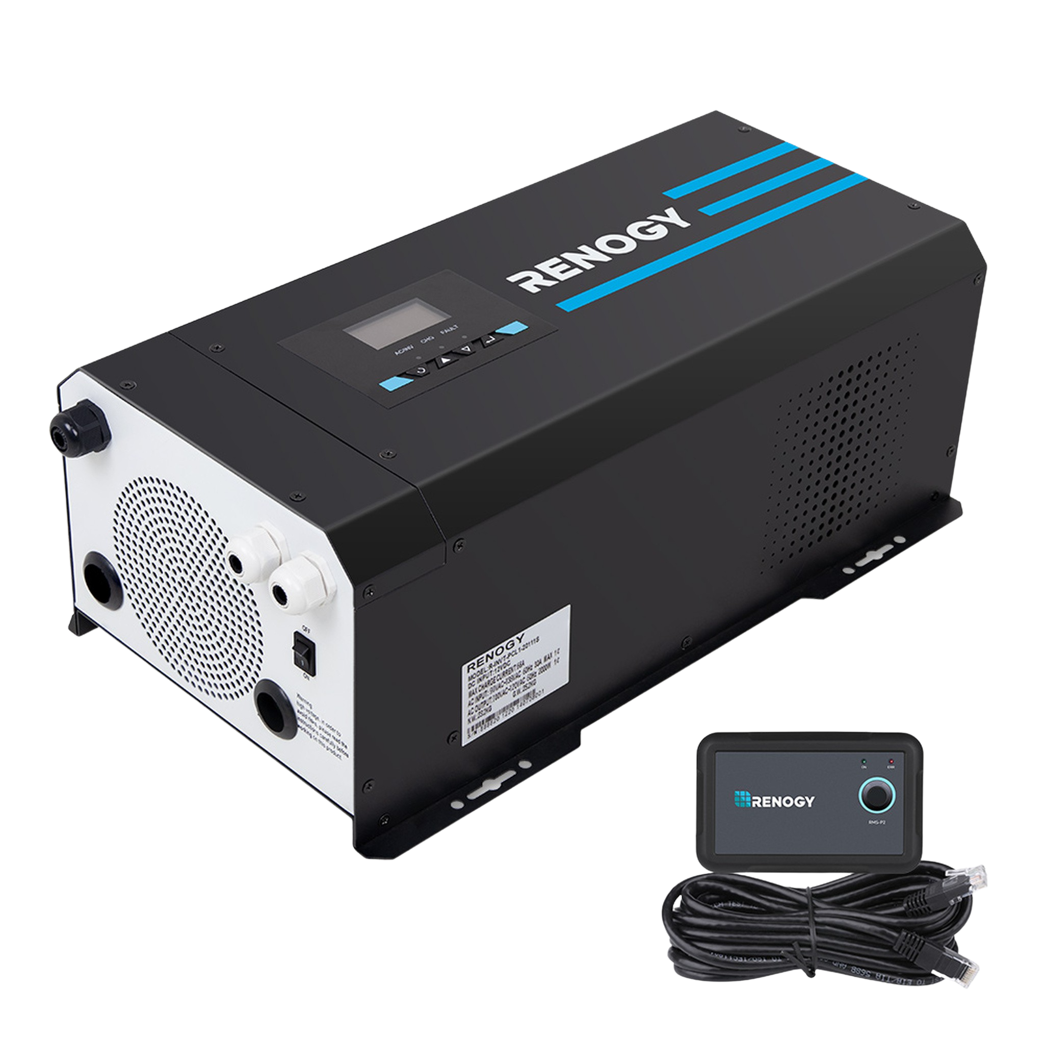 Renogy R-INVT-PCL1-30111S-US 3000W 12V Pure Sine Wave Inverter Charger w/ LCD Display New