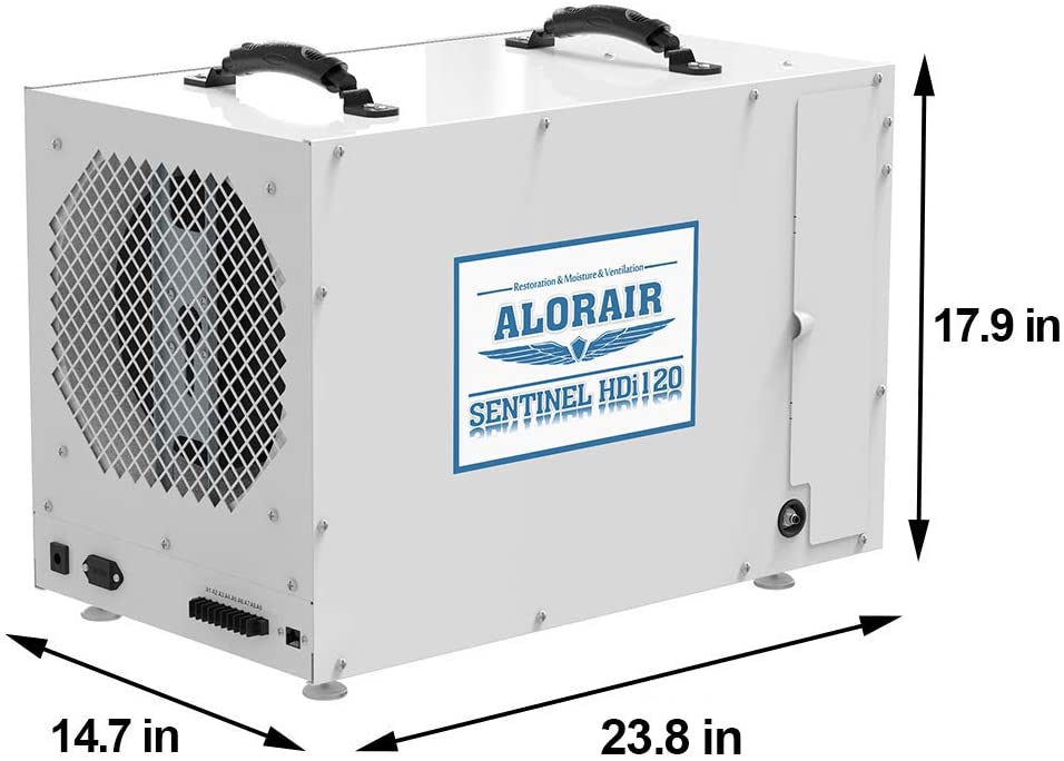 AlorAir Sentinel HDi120 Basement/Crawlspace Dehumidifier 120 Pints with Condensate Pump New