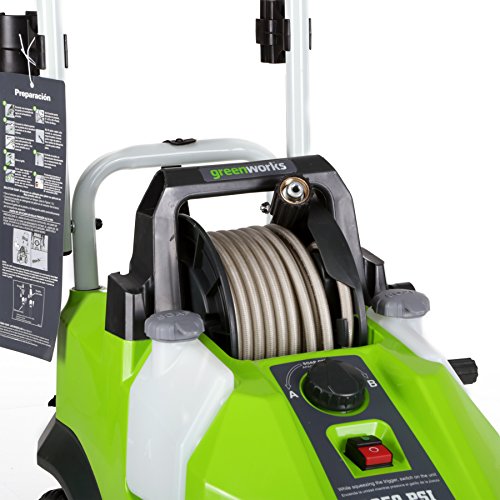 Greenworks 1950 PSI 13 Amp 1.2 GPM Pressure Washer with Hose Reel GPW1950