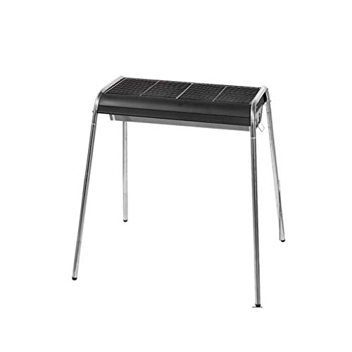 QIAOLI Barbecue Charcoal Grill Stainless Steel Folding Portable BBQ Tool Kits with Frying pan for Outdoor Cooking Hiking Picnic Patio