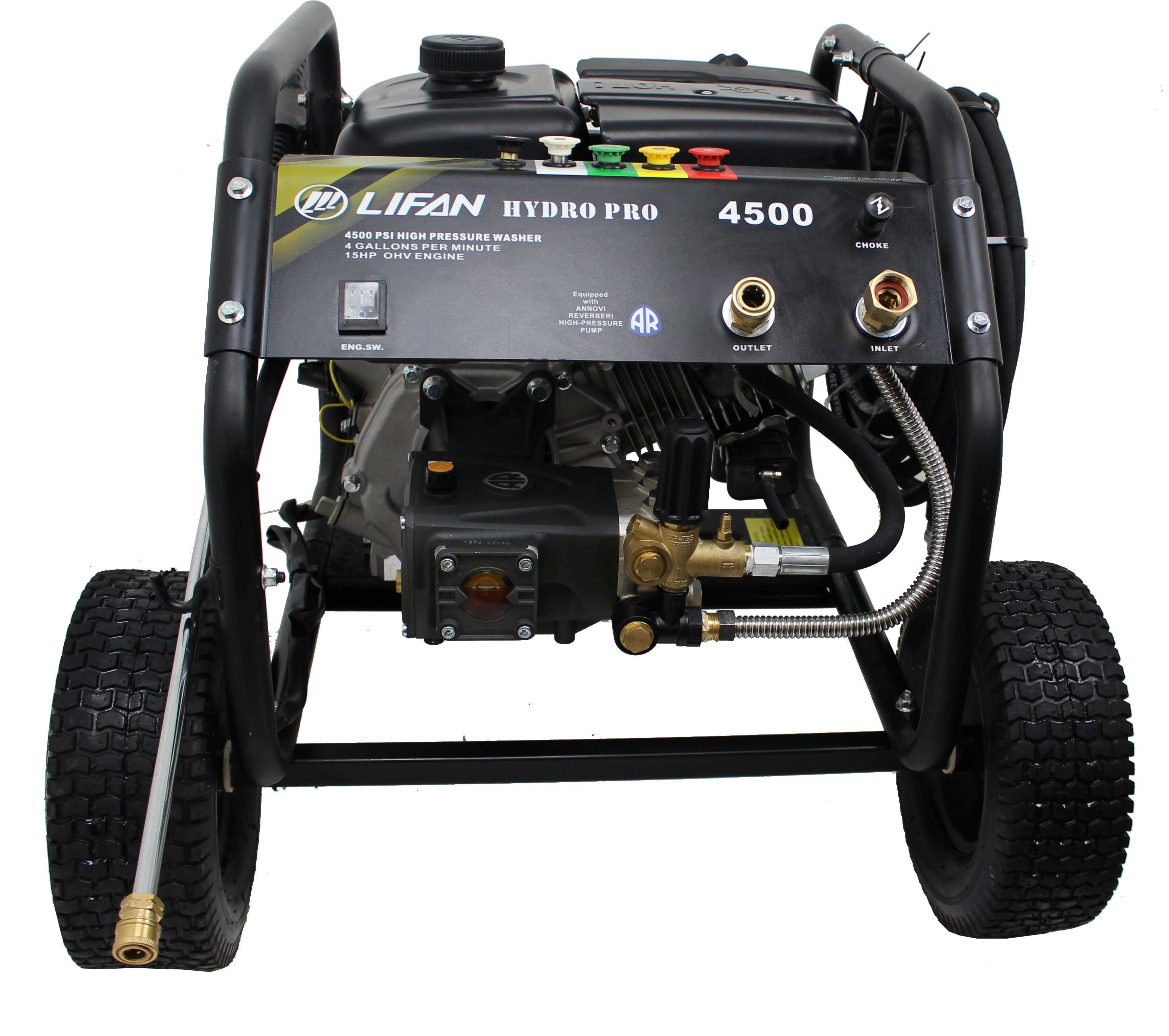 Lifan LFQ4515E Hydro Pro 4500 PSI 4 GPM Electric Start Pressure Washer New
