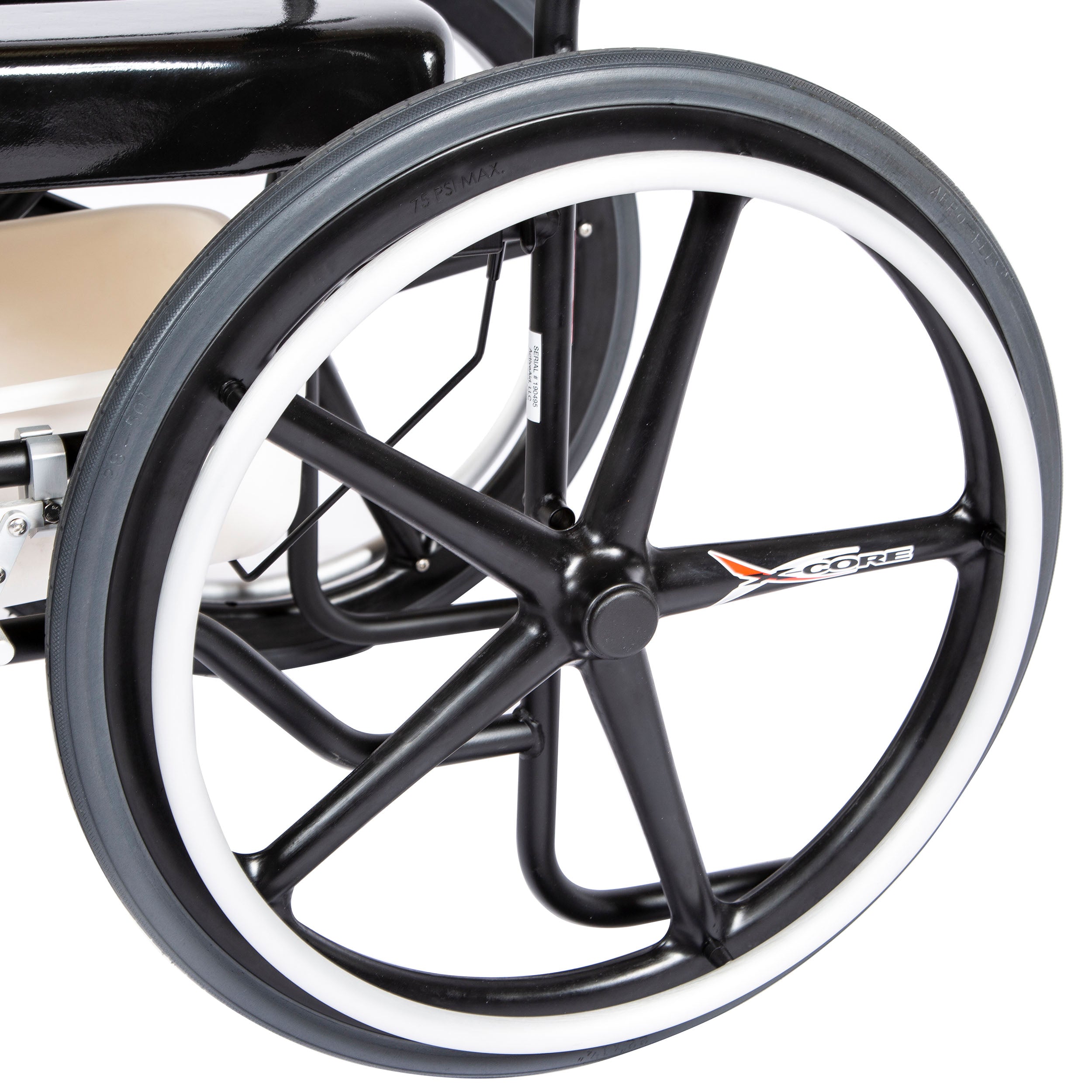 ActiveAid Wheels for the 922 Rehab Shower/Commode Chair-Folding