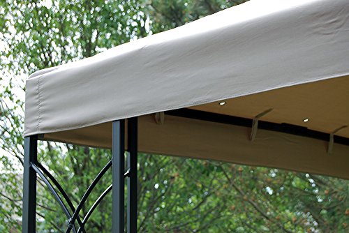 The Outdoor Patio Store 8' x 8' Steel Frame Gazebo with High-Grade 300D Canopy