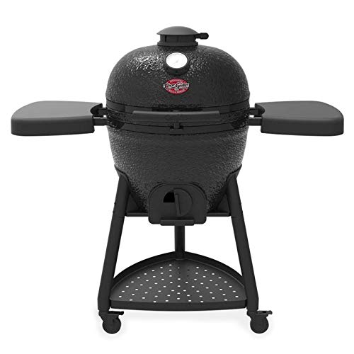 Char-Griller 6020 AKORN Kamado Charcoal Ceramic Grill, Black
